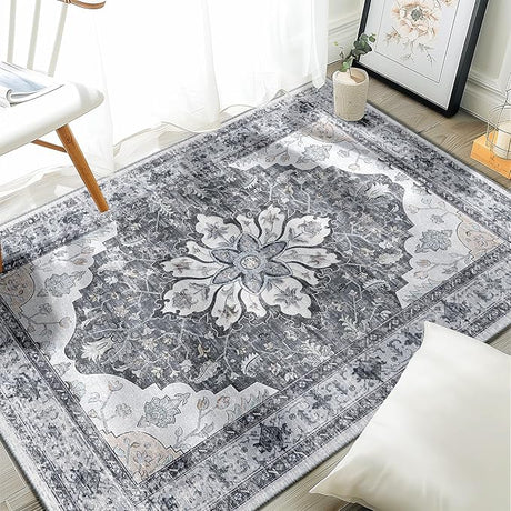 5x7 Area Rugs 5x7, Washable Rug, Non-Slip, Rugs for Living Room, Kitchen Rugs, Rugs