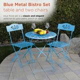 Indoor/Outdoor 3-Piece Bistro Set Folding Table