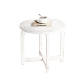 Outdoor Side Table,Small Round Outdoor Side Table, Outside End Table for Patio
