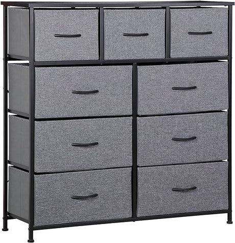 Dresser for Bedroom Fabric Dresser Storage Tower Tall Chest Organizer Unit