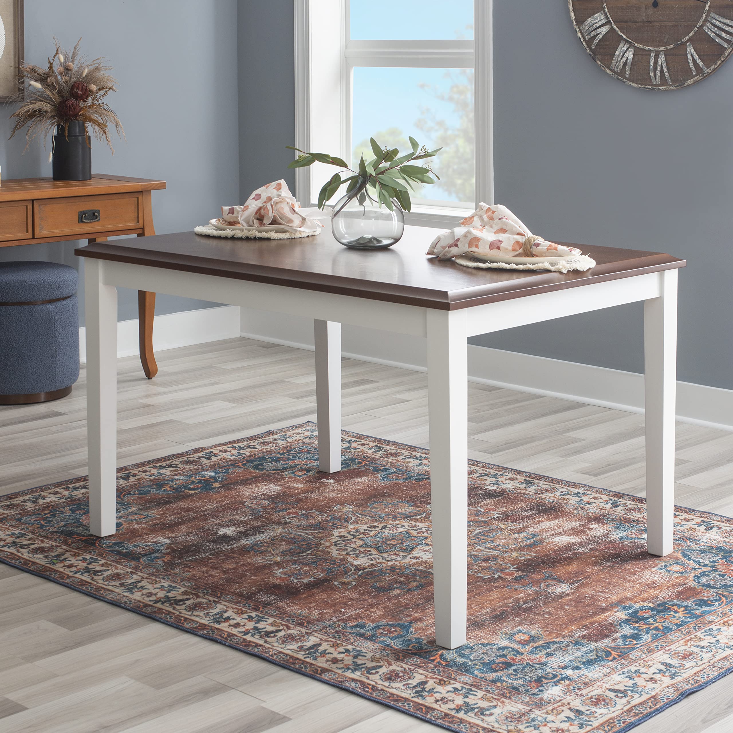 Dining Set, Cherry/White