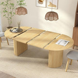 78 Inch Dining Table for 6 8 10, Modern Farmhouse Rectangular Kitchen Table, Long Dining
