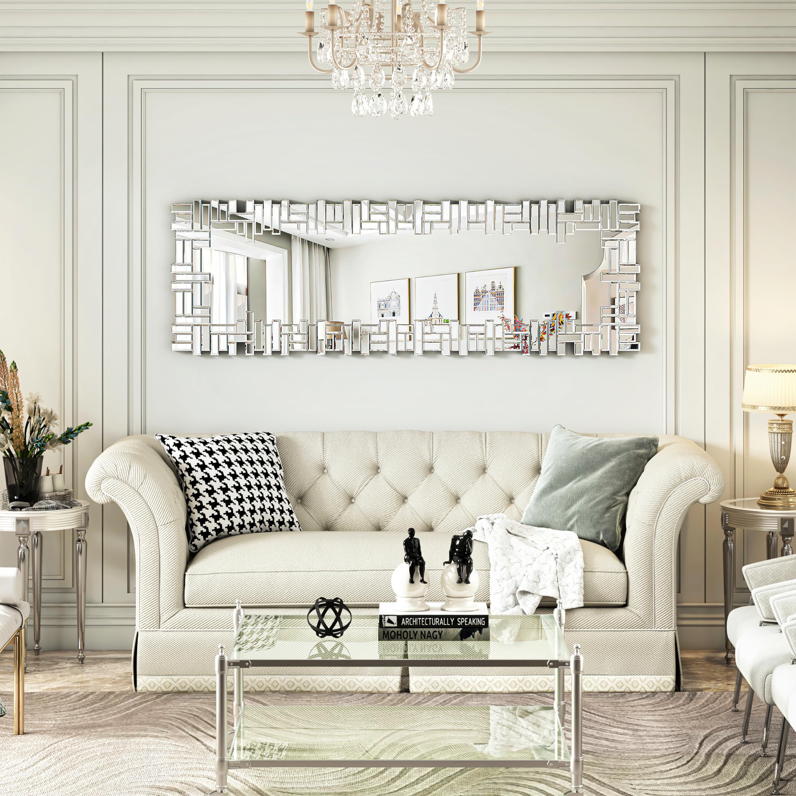 Full Body Mirror with Stand  Full Length Mirror