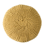 Christopher Knight Home Yuny Pouf, Yellow