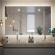 LED Backlit Bathroom Mirror, 3-Color Vanity Mirror