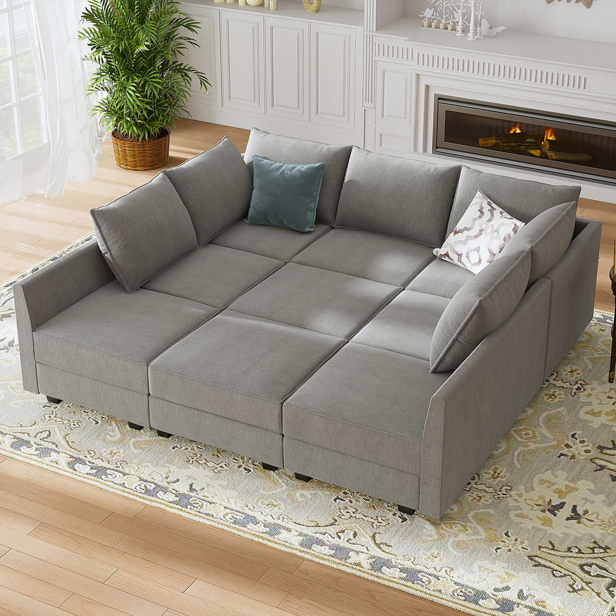 Modular Sectional Sofa with Storage, Sleeper Sectional Sofa Modular