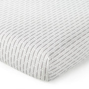Levtex Baby Nest & Nod Riley 3pc Bedding Set, Cotton, Charcoal (Quilt, Dust Ruffle, Crib Fitted Sheet)