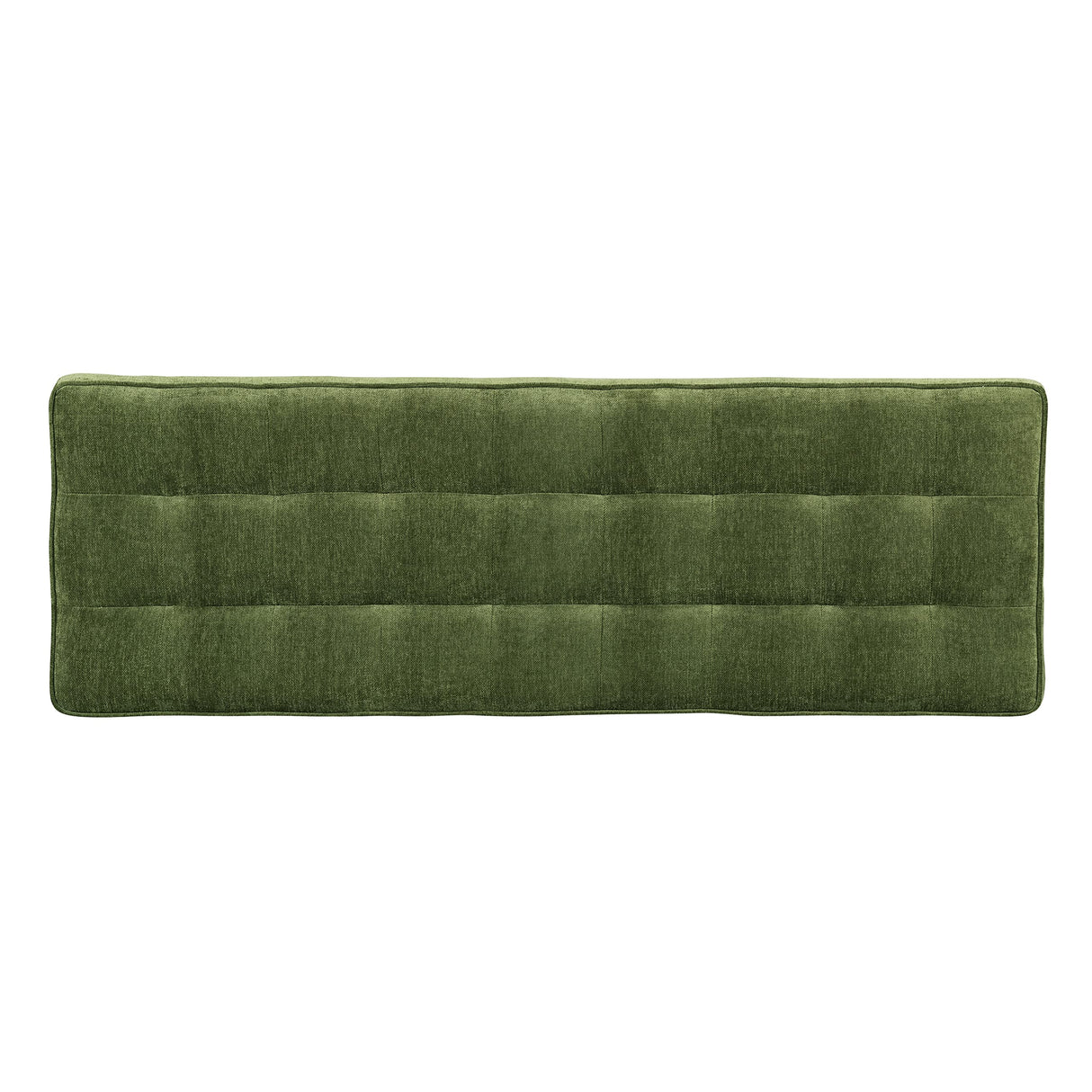 Luca Bench, Distressed Green Velvet