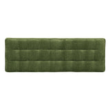 Luca Bench, Distressed Green Velvet