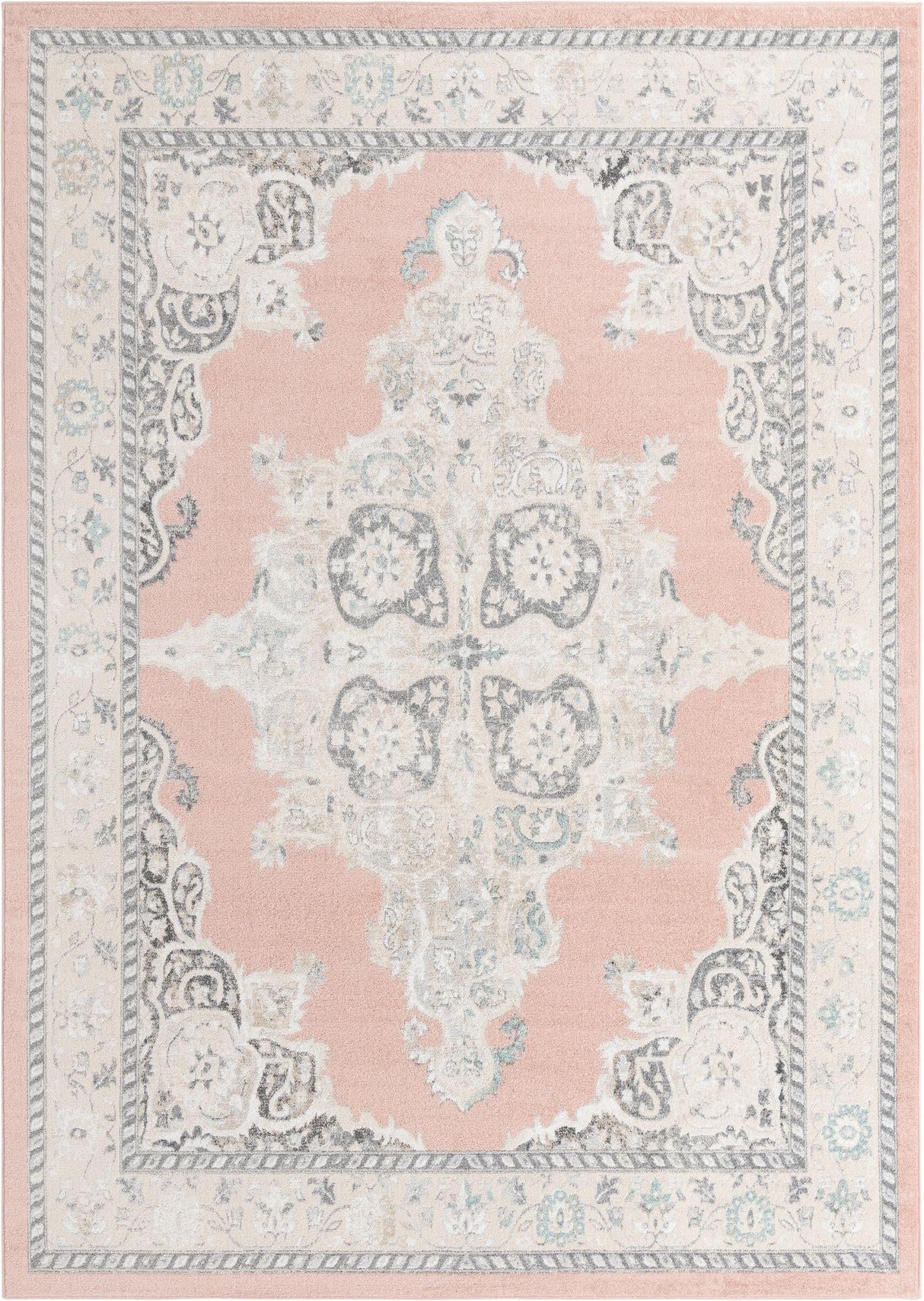 Parker Collection Area Rug 10' x 14' Rose