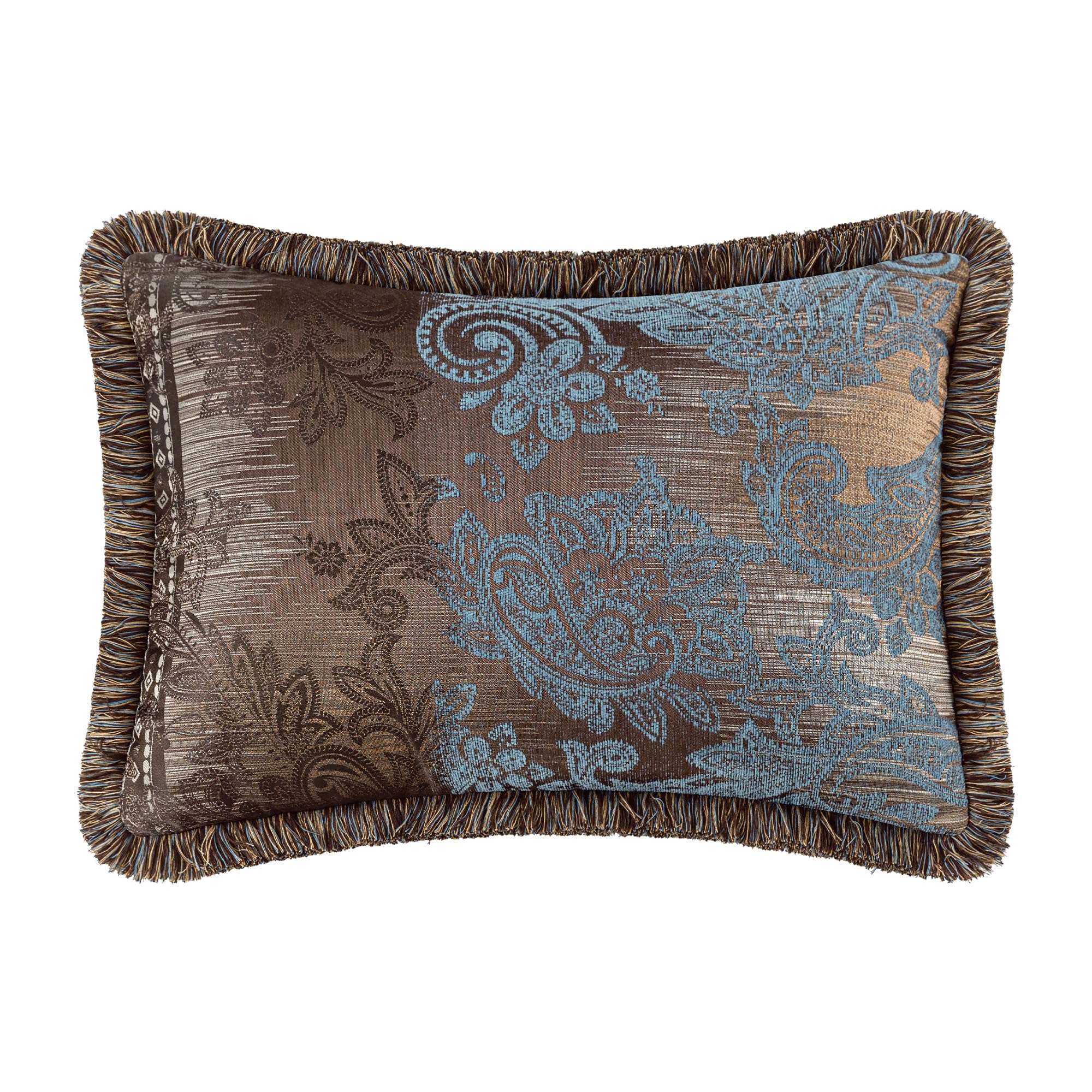 9-Piece Queen Comforter Set - Vintage Paisley Jacquard Bedding