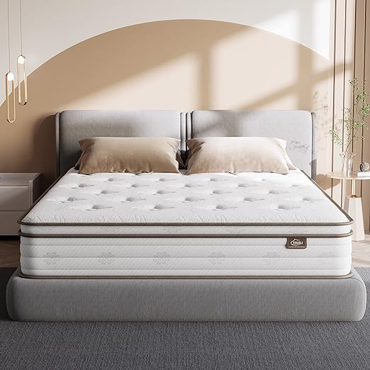 Twin Mattress 12 Inch, Sleep Cooler Eggshell Memory Foam