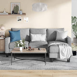 Convertible Sectional 3 L-Shaped Couch Soft Seat with Modern Linen Fabric