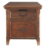 Woodboro Media End Table Dark Brown Finish, 24"W x 27"D x 25"H (T478-17)