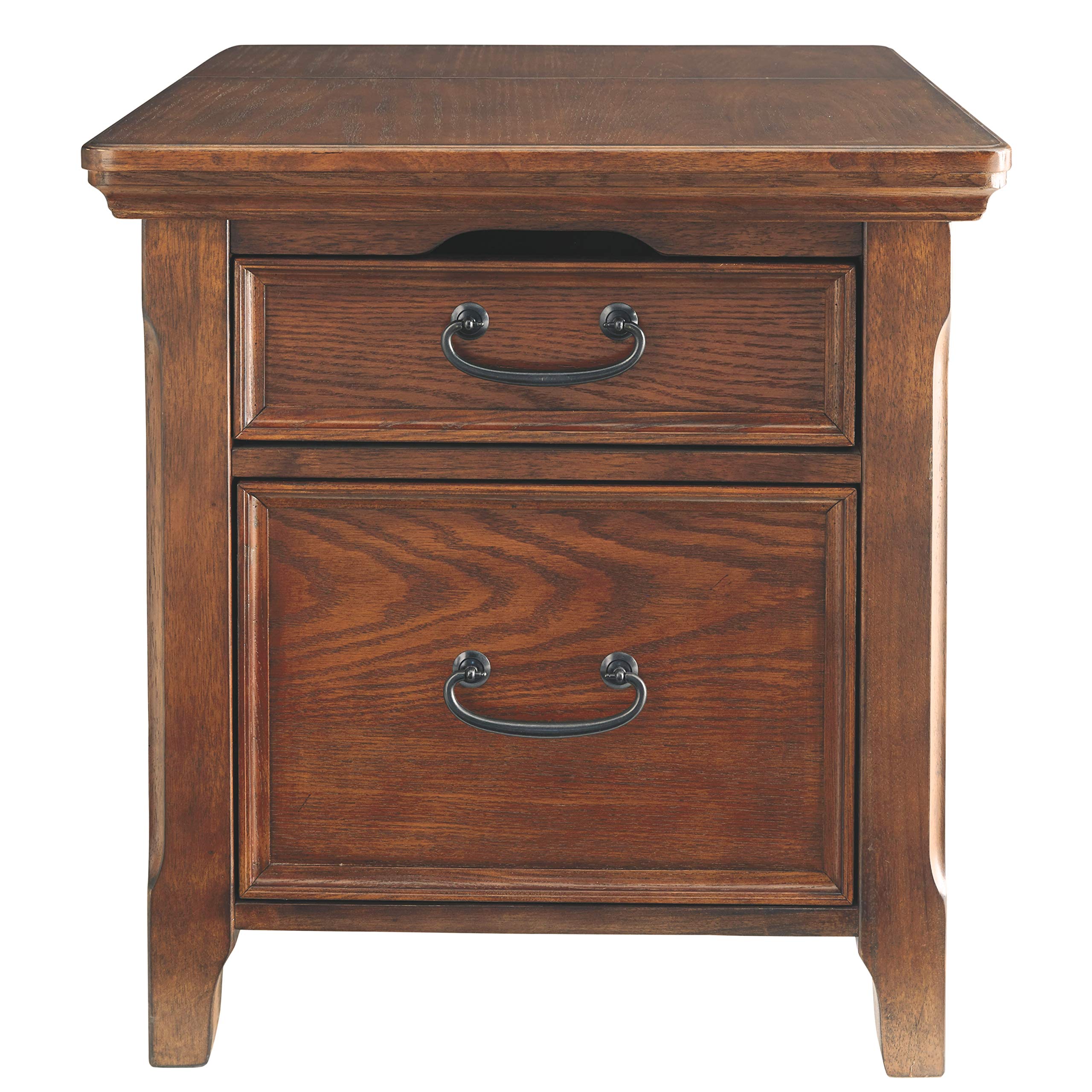 Woodboro Media End Table Dark Brown Finish, 24"W x 27"D x 25"H (T478-17)