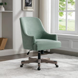 Bradwell Adjustable Swivel Office Chair - Mint Fabric