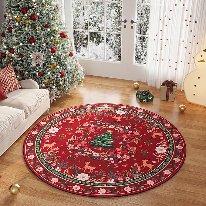 Area Rugs 8x10 Rug for Living Room Washable Boho Area Rug Non Slip Soft
