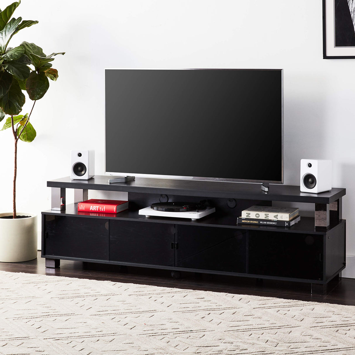 Bromley TV stand, Ravenwood Black