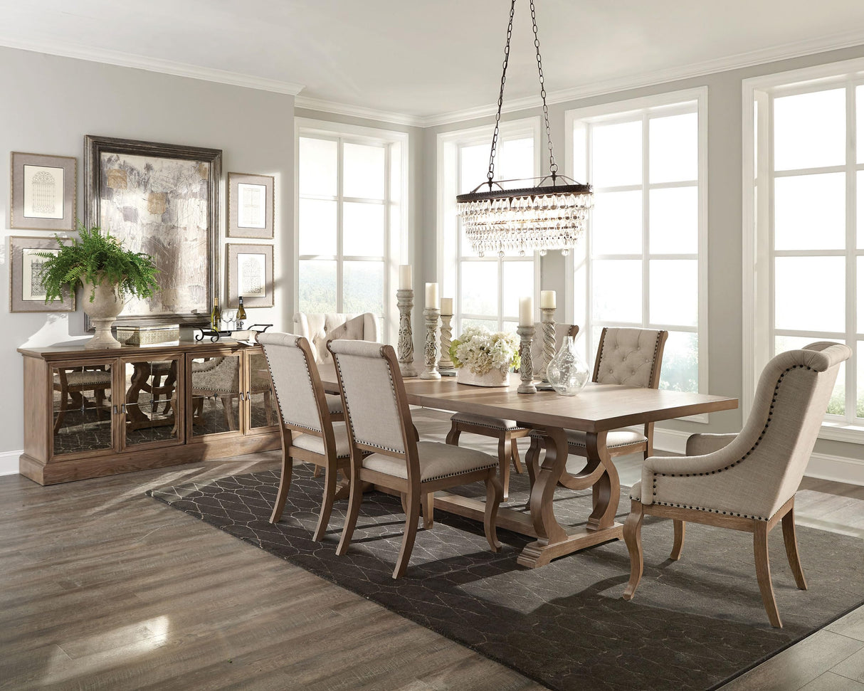 Brockway - Solid Wood & Veneer - Transitional Dining Table