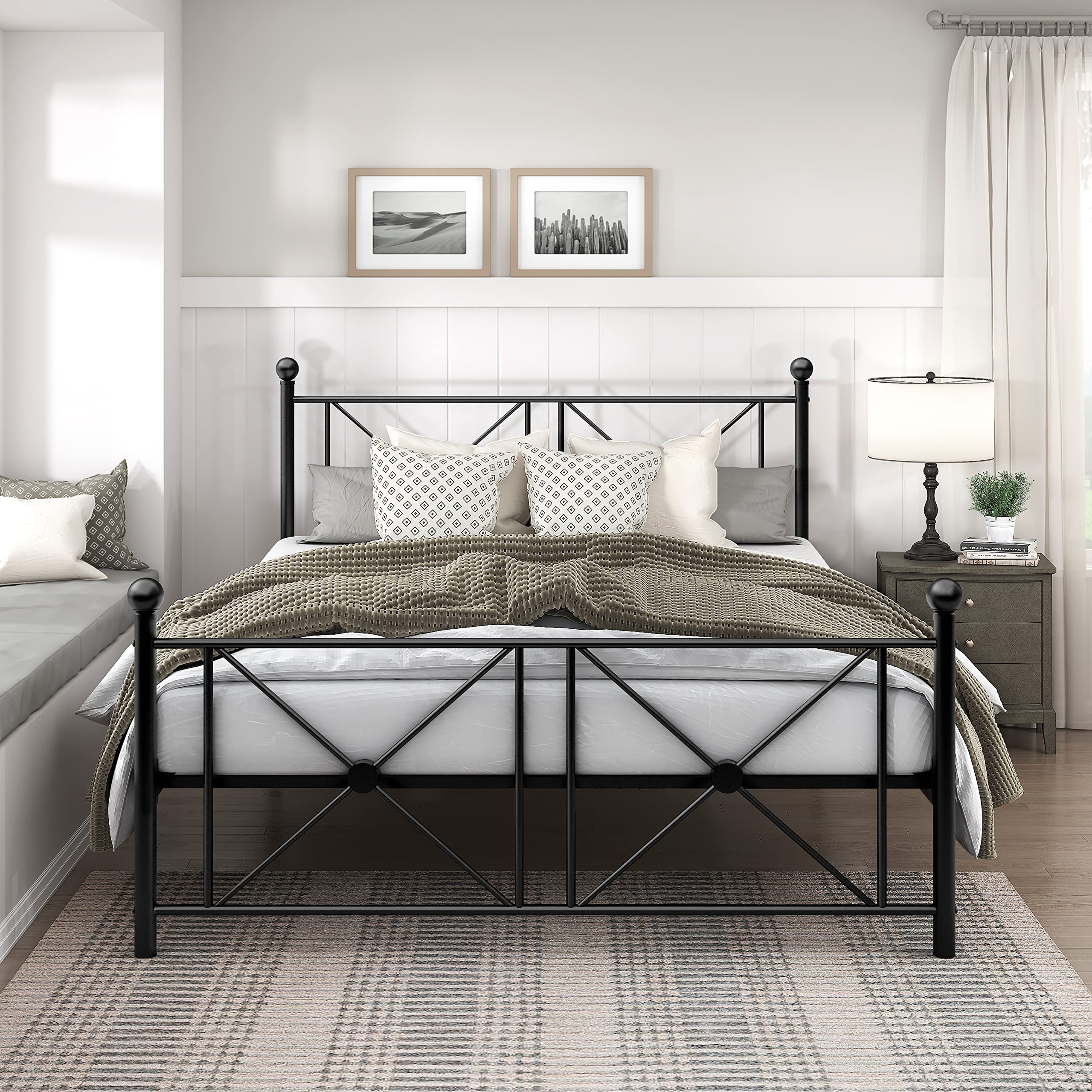 Homelegance Mardelle Metal Platform Bed