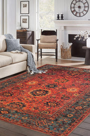 Machine Washable Area Rugs with Non-Slip Backing, Ideal for Hallway, Living Room