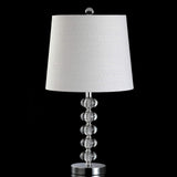 JYL5038A-SET2 Set of 2 Table Lamps Kevin 22" Glass/Metal LED Table Lamp