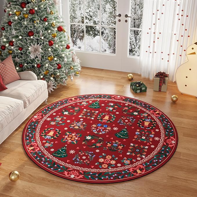 Area Rugs 8x10 Rug for Living Room Washable Boho Area Rug Non Slip Soft