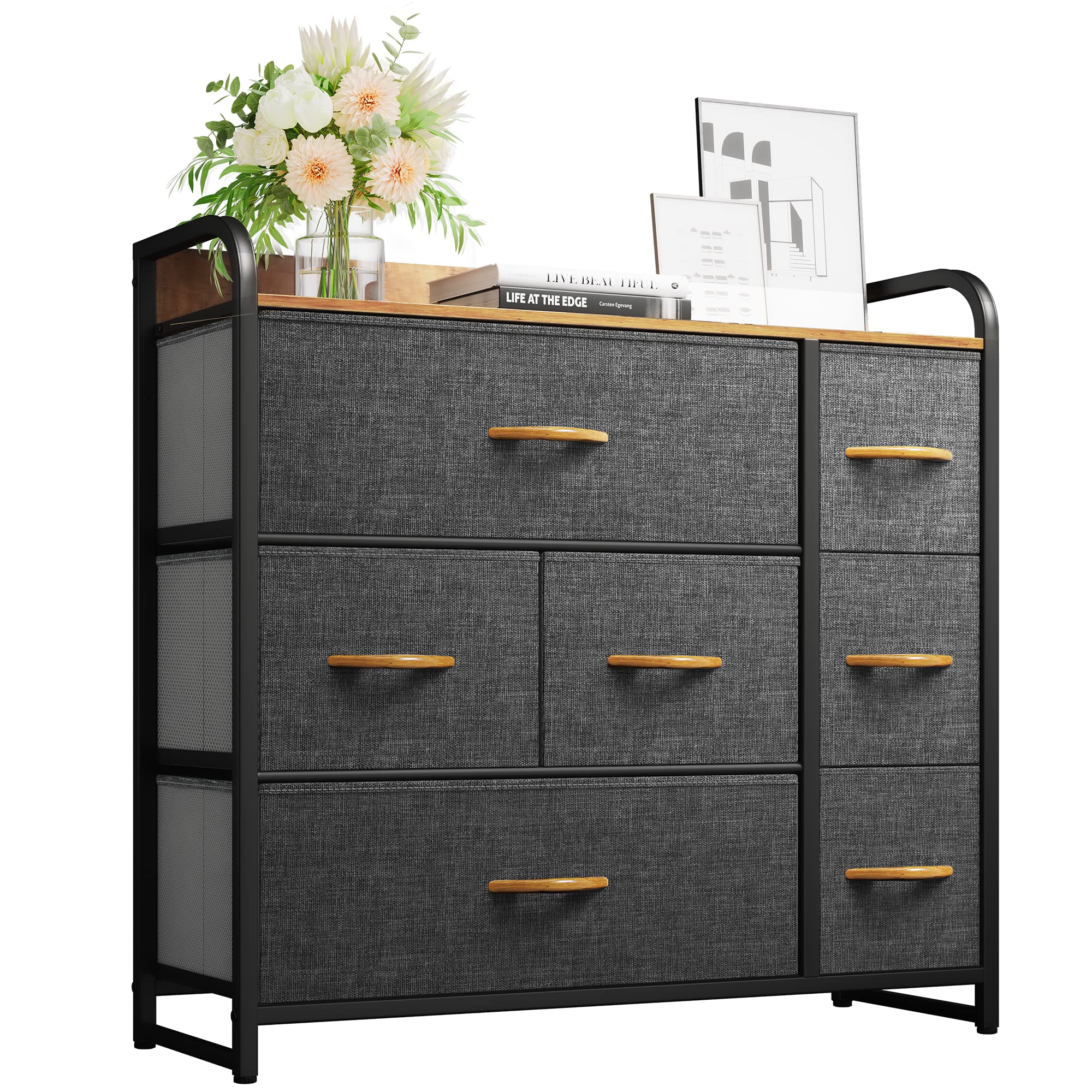 4-Drawer Dresser Storage Tower and 7-Drawer Dresser Storage Tower
