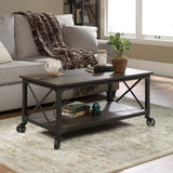 Steel River Coffee Table, Carbon Oak Finish