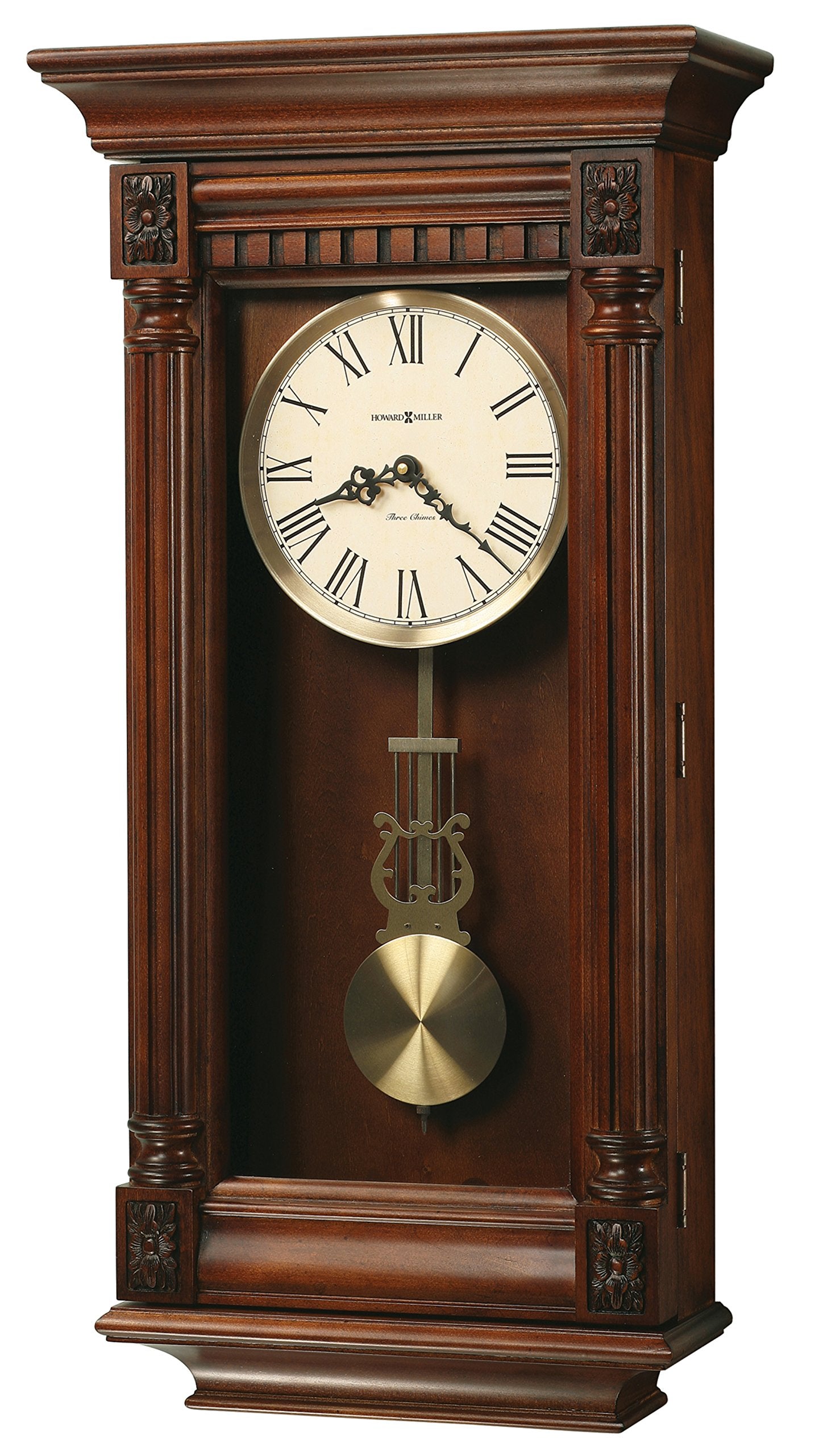 Pendulum Westminster Chime Faux Wood Clocks,Quartz Magic Motion clock-Decorative