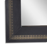 Cass Wall Mirror, Black + Golden