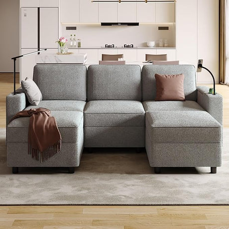 Modular Sectional Sofa,Multifunctional Single Sofa for Living Room with Storage