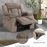 Recliner Chairs for Adults Manual Reclining Sofa Chair Oversized Swivel Rocking Recliner