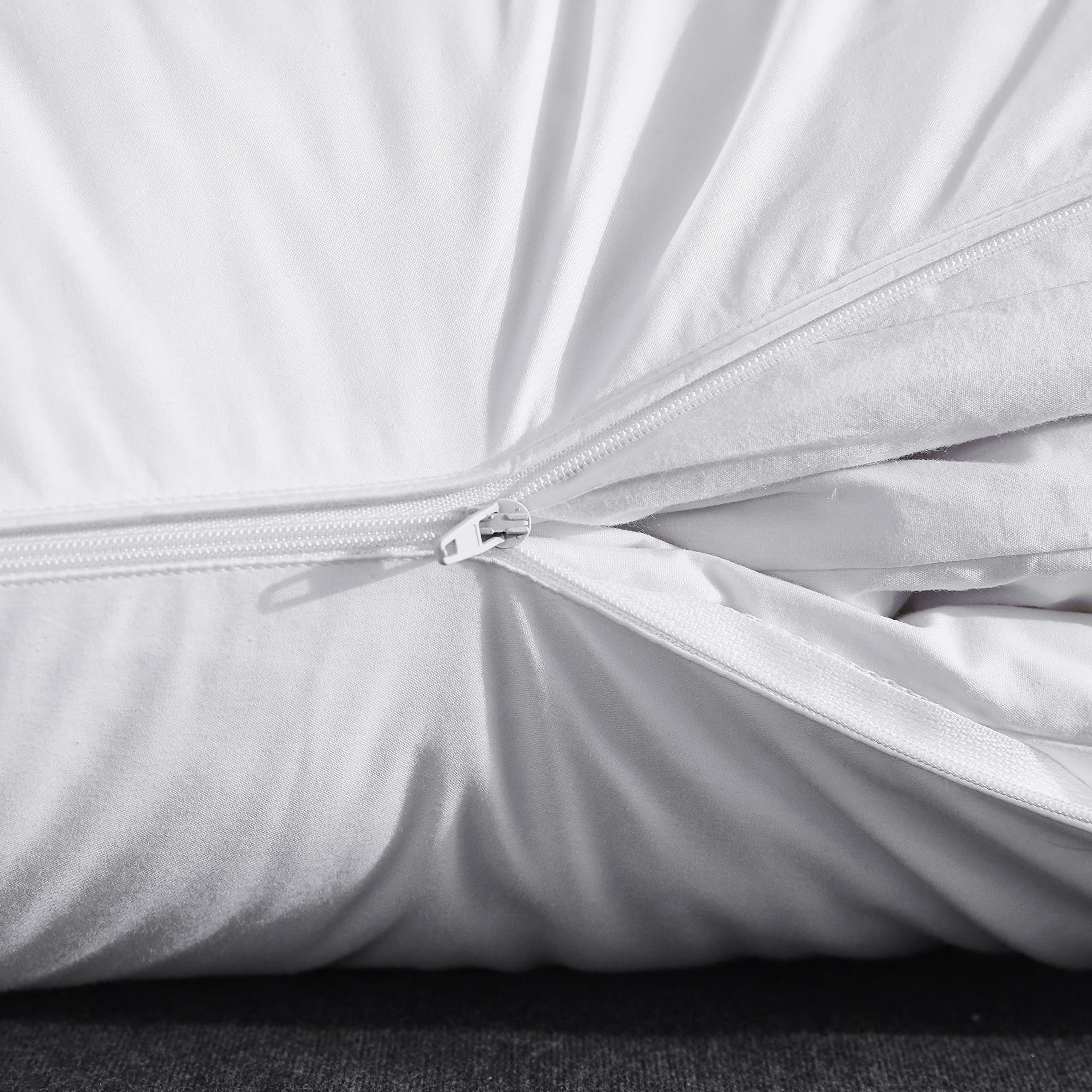 Layer Goose Feather Pillow,Assemblable Bed Pillow,100% Soft Cotton Cover