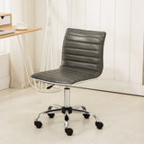 Fremo Chromel Adjustable Air Lift Office Chair in Grey