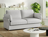 Loveseat Sofa Couch, 70" Grey Couch, Modern Comfy Couch with Deep Seat Cushion,