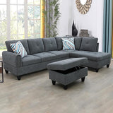 Couches for Living Room L Shaped Couch Upholstered Futon Sofa