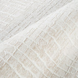 Beige Geometric Area Rug 6x9 - Modern Grid Pattern for Living Room & Bedroom