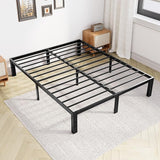 Bed Frame - Twin Size Metal Platform Bed Frames Mattress Foundation