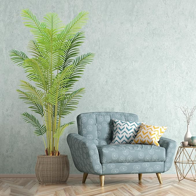 Artificial Palm Tree Indoor 5ft with with Realistic Leaves and Adjustable