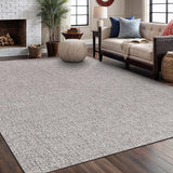 Easy Jute Rug 9x12, Indoor Outdoor Natural Color Farmhouse Area Rugs for Living Room