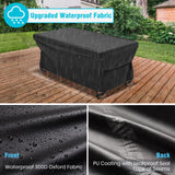 Patio Furniture Cover Outdoor, Waterproof Rectangular Patio Table Chair Sofa Set Cover