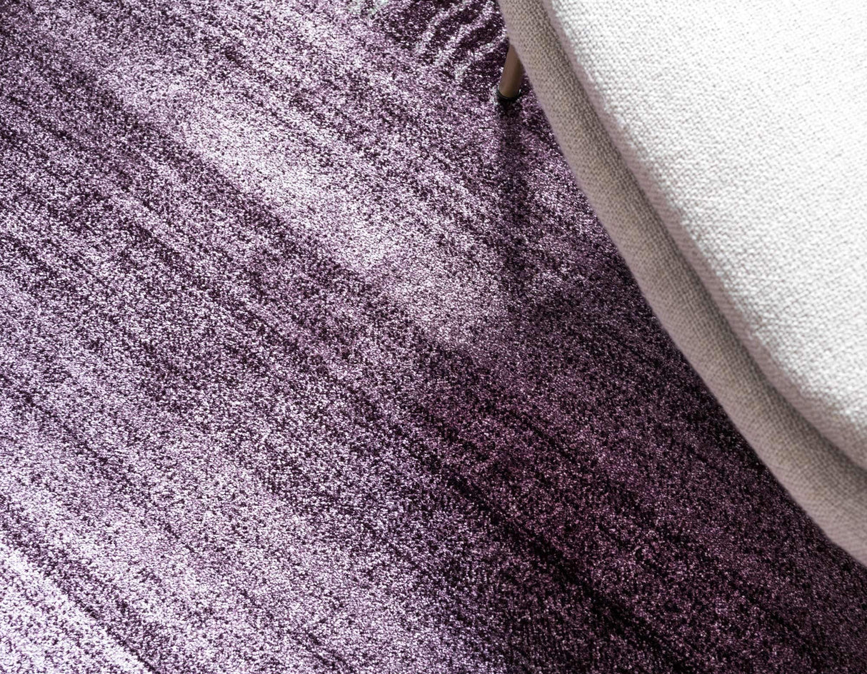 Del Mar Collection Area Rug - Sarah (9' x 12' Rectangle, Violet/ Purple)