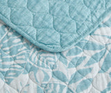 - King Quilt Set, Reversible Cotton Bedding with Matching Shams