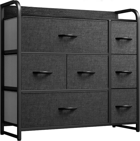 Dresser with 6 Drawers, Organizer Unit for Bedroom, Fabric Dresser Storage Tower