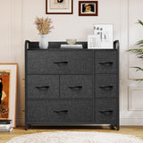 Fabric Dresser with 7 Drawers