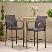 Outdoor Bistro Set 3 Piece Outdoor Wicker Patio Chairs