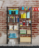 Corner Bookshelf Bookcase, Industrial Bookshelves, Modern Tall Bookcases,