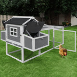 79" Chicken Coop Hen House Expandable Wooden Chicken House Poultry Cage