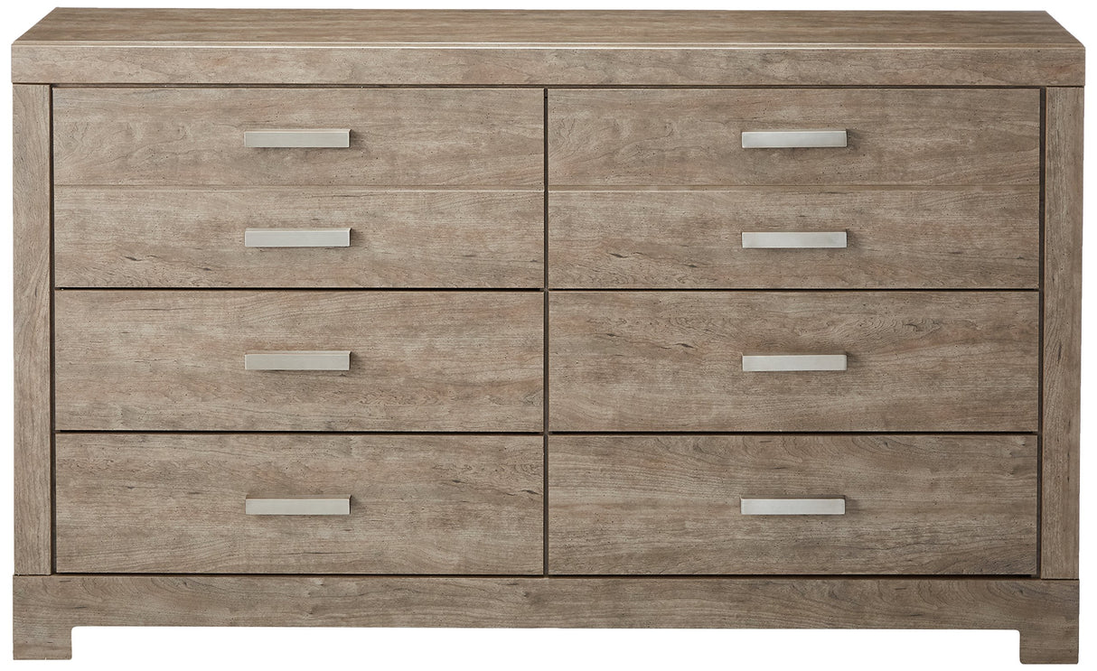 Culverbach Scandinavian 6 Drawer Dresser, Weathered Gray